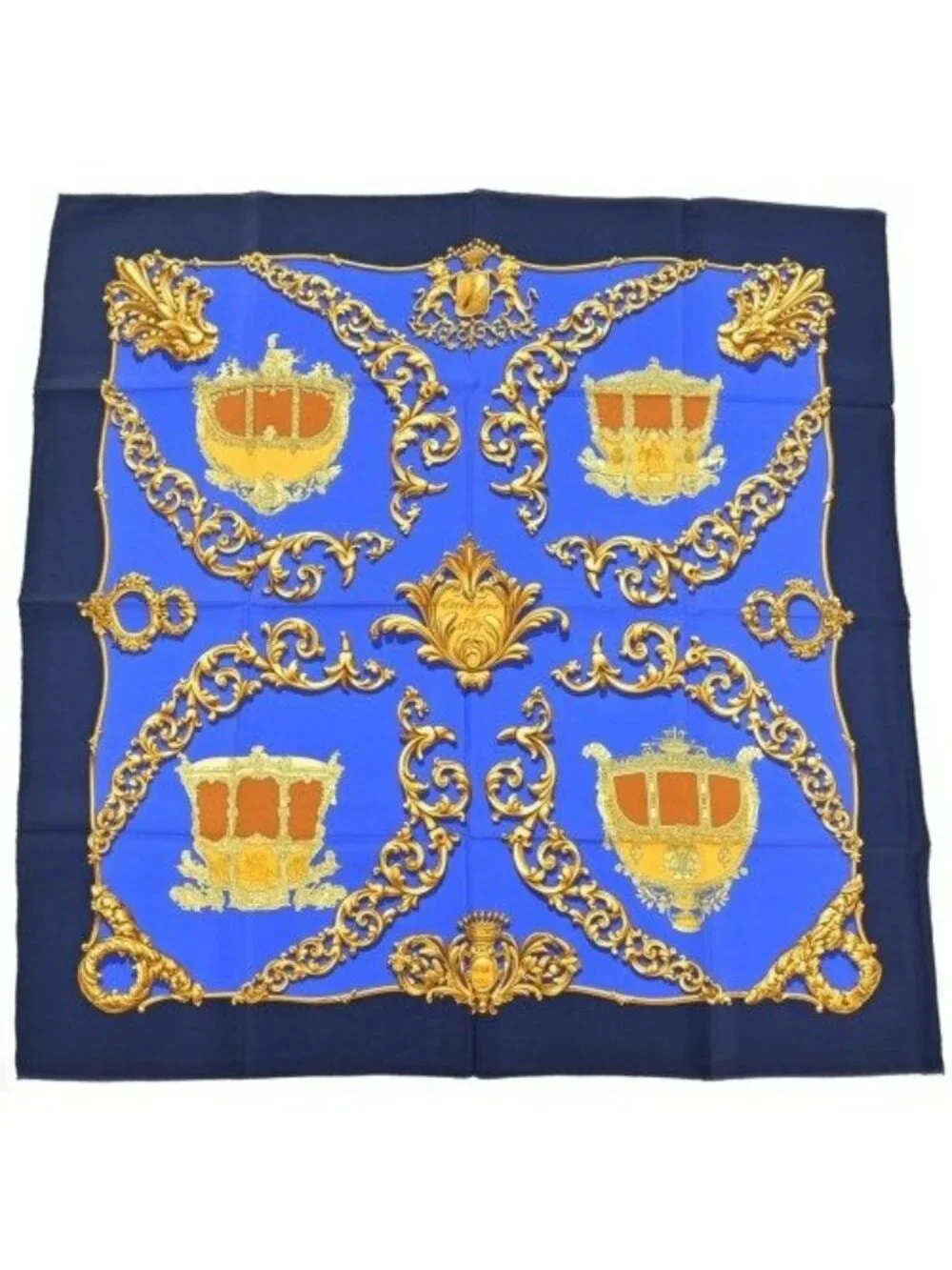 Hermes Bandana Scarf Blue